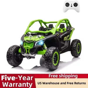 ๐2 Seater Ride on UTV Car Licensed Can-Am Electric Off-Road Car 4WD Kids Truck - Picture 1 of 8