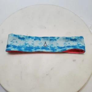 Ivivva Reversible Headband Girls One Size  Pink Blue Tiedye Stretch Athletic  - Picture 1 of 6