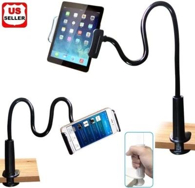 Flexible Lazy Bracket Mobile Phone Stand Holder Car Bed Desk For iPhone Samsung - Image 1 of 4