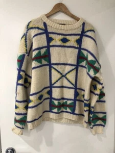 Jump Men Unisex Wool Shetland Winter Warm Jumper Size L - Bild 1 von 9