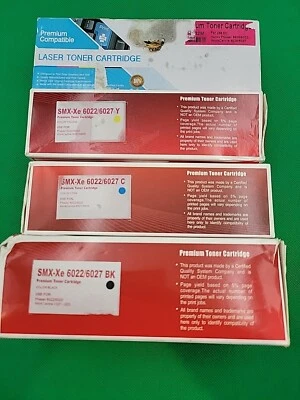 4pk for Xerox Phaser WorkCentre 6022 6027 Black Cyan Magenta Yellow NEW - Image 1 of 3