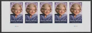 US 5976 Betty White F plate strip 5 MNH 2025 - Picture 1 of 1