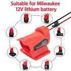 Battery Adapter For Milwaukee 12V M12 Dock Power Connector 12 Gauge Robotic