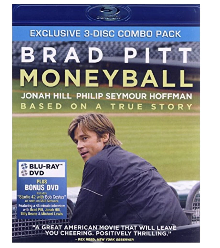 Moneyball (Blu-ray & DVD, 2012) 3-Disc Set...DIGITAL COPY NOT INCLUDED  Foto 1 de 1
