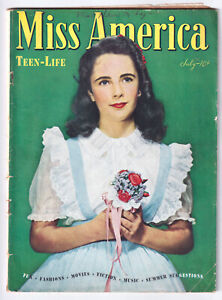 MISS AMERICA Vol. 4 No. 3 (1946) ELIZABETH TAYLOR Cover; RARE; 4 CGCs, Only eBay
