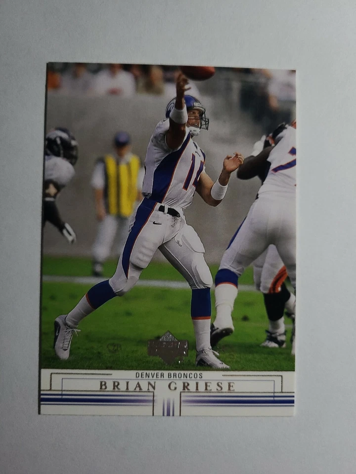 BRIAN GRIESE 2001 UPPER DECK FOOTBALL CARD # 54 D6230 - Image 1 of 1