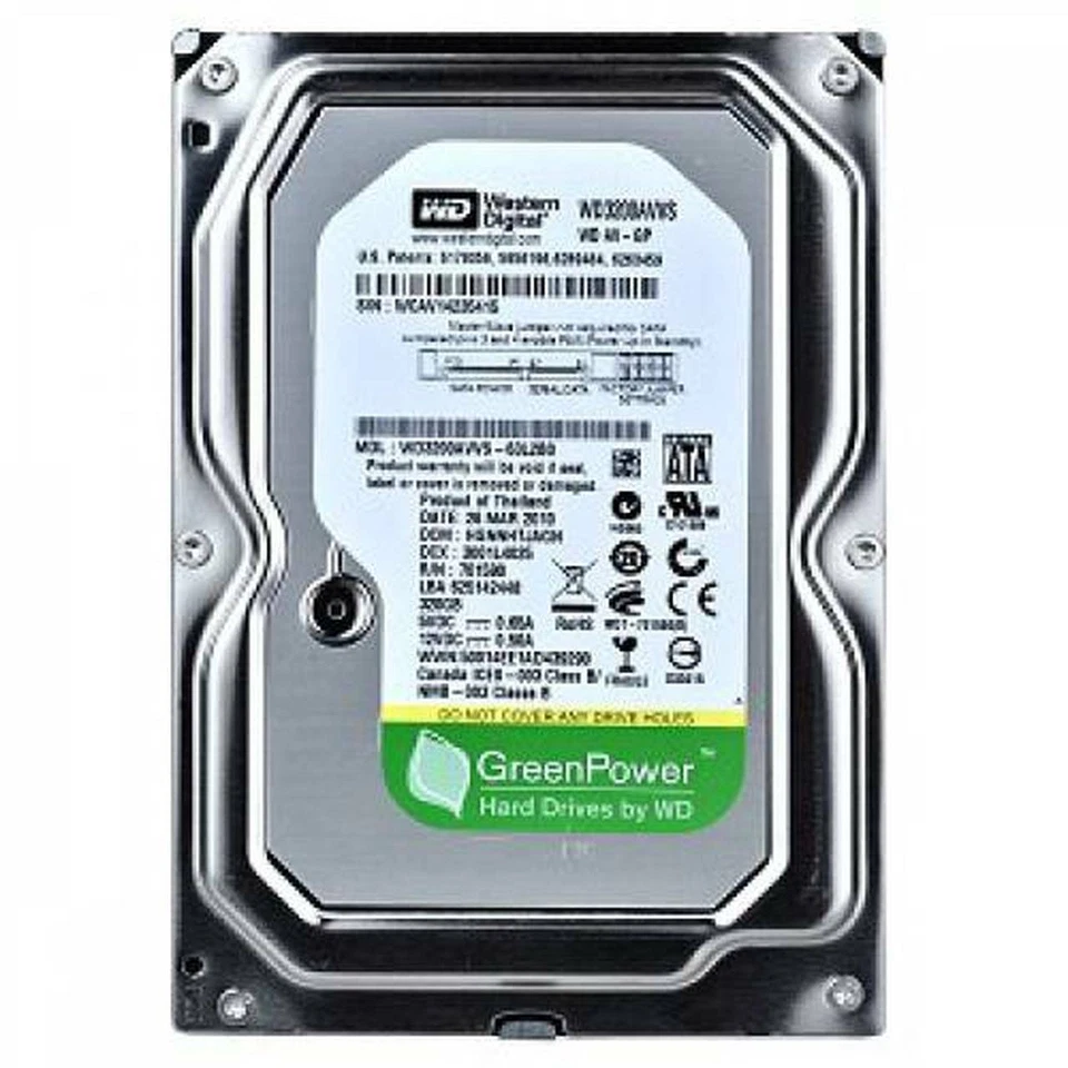 Western Digital WD 320GB Hard Drive HDD 7200rpm 3.5" WD3200AVJS Desktop PC CCTV - Image 1 of 1