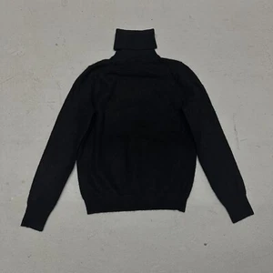 Suéter UNIQLO 100% Cachemira Cuello Tortuga Talla Pequeña Negro - Imagen 1 de 6