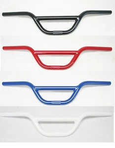 BICYCLE ALLOY BMX HANDLEBAR 22.2MM FIXIE ROAD MTB CYCLING BIKES==U PICK COLORS - Picture 1 of 9