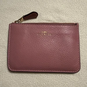 Coach Geldbörse Rosa Echtleder Schlüsseletui Kartenetui - Bild 1 von 17