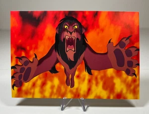 Villanos de Disney: Scar (El Rey León) ¡Tarjeta postal rara! 3,75 x 4,5" - Imagen 1 de 2
