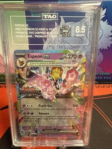 Espeon ex - (Sello Evoluciones Prismáticas) 034/131 Tarjetas Misceláneas ETIQUETA 8.5 - Imagen 1 de 2