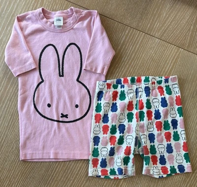 Conjunto de pijama vintage para niñas Hanna Andersson pijamas de diseñador Miffy talla 12 150 cm EE. UU. Foto 1 de 4