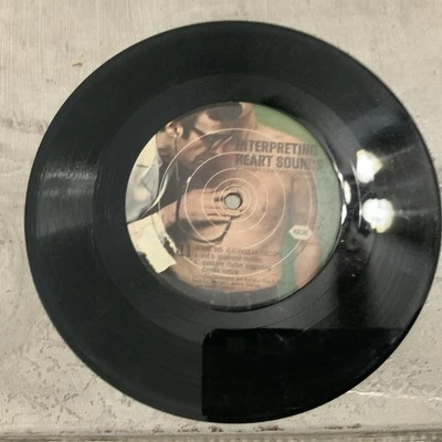 RARE- INTERPRETING HEART SOUNDS MEDICAL EP 7" ROCHE LABS DRUG PROMO 1973 Foto 1 de 2