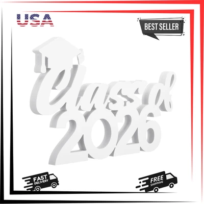 Centros de mesa de graduación clase de 2026 decoraciones nocturnas accesorios Foto 1 de 4