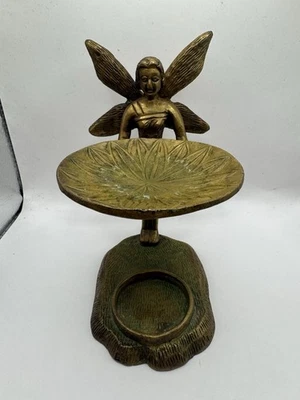 Candelabro de hadas de latón macizo calentador de cera Foto 1 de 4