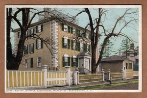 Moffat Whipple Ladd House Market Street Portsmouth NH 1924 WB Postcard - Picture 1 of 2