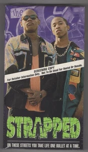 Strapped (Rare Factory Sealed VHS Screener) Bokeem Woodbine / Forest Whitaker - Picture 1 of 2
