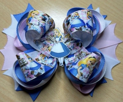 Бант для волос в стиле Алисы в стране чудес - Изображение 1 из 3