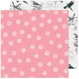 Garden Party - Bird Watching, scrapbook paper, DS, American Crafts 5529 - Picture 1 of 1