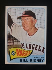 1965 Topps Baseball Card #66 Bill Rigney (NM+)