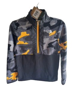 NWT $50 THE NORTH FACE Big Kid's Unisex Glacier 1/2 Zip Fleece Pullover Size MED - Picture 1 of 4