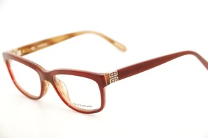 New Authentic Givenchy VGV 862 APLN Red/Brown 52mm Italy Frames Eyeglasses RX - Picture 1 of 7
