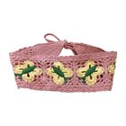 Women Crochet For Butterfly Pattern Hairband Breathable Bandanas Headband Elasti
