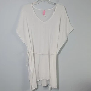 Victoria's Secret Kaftan Blanco Gasa Traje de Baño Cubrir Talla Única Pequeña Mediana L - Imagen 1 de 6