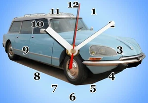Voiture Ds21 break -25 en horloge murale - Picture 1 of 1