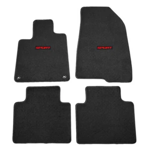 For 18-22 Honda Accord Floor Mat Carpet Black Nylon Front Rear Non-Slip 4PCS - Picture 1 of 6