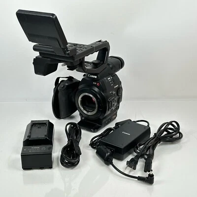 Canon EOS C300 Mk I Cinema Professional Camcorder Camera (EF Mount) 1702 Hours - Image 1 of 4