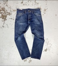 Shockoe Atelier Selvedge Jeans 36 x 31 Distressed Medium Wash Denim USA Made