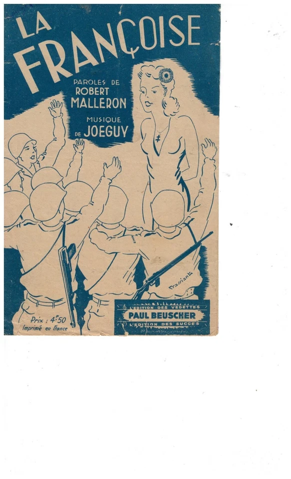 Partition   " La Françoise  "   Accordéon chant. - Photo 1/1