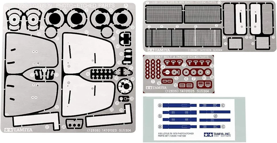 Tamiya 300012639 Photo-Etched Parts Set Lotus Type 79 No 20061 1:20 - Image 1 of 1