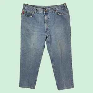 Mustang Jeans 40x30 (36x26) Mens Relaxed Loose Tapered Blue Light Wash 100% Cott - Picture 1 of 12