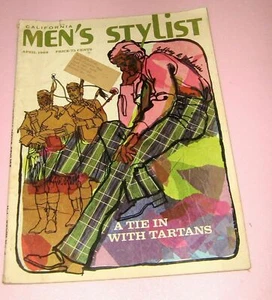 Vintage California Men's Stylist April 1969 Fashion Apparel Shoes Shirts - Imagen 1 de 2