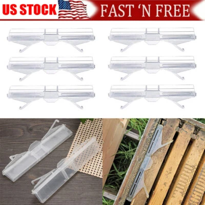 6PCS Small Bee Hive Beetle Blaster BeeHive Trap Beekeeping Tool Plastic #SHIP#