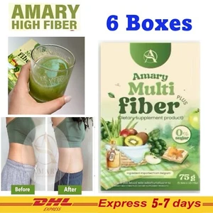 6x AMARY High FIBER Detox Weight Loss Supplements Weight Control Fat Burn Slim - Picture 1 of 9