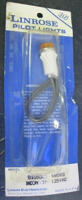 Luz piloto ámbar Linrose B1050C3 125 VAC Foto 1 de 2