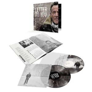BRUCE SPRINGSTEEN 33 RPM 12" - Letter To You 2 LP BLACK W/WHITE SPLATTER VINYL - Picture 1 of 3