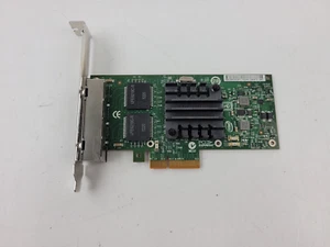 Intel I340-T4 Quad Port Gigabit NIC RJ45 PCIe Ethernet Adapter High Profile - Photo 1/3