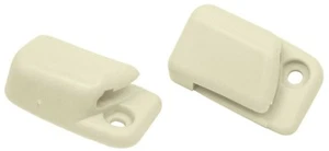 VW 1968-1973 Type 3 Sunvisor Clips - off-white - 2 pcs! FREE SHIP!! - Picture 1 of 2