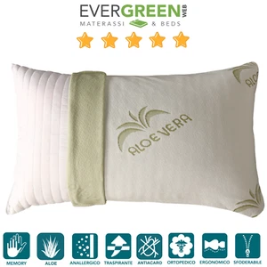 ORTHOPÄDISCHES WANGENKISSEN AUS MEMORY FOAM ALOE VERA OPTIMAL FÜR NACKEN FLEX - Bild 1 von 26