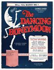 Ballard MacDonald "DANCING HONEYMOON" (Battling Buttler) 1923 Tryout Sheet Music