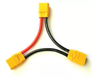 XT90 Battery Serial Series Harness Adapter Cable Connector Plug 10 AWG Amass - Picture 1 of 6