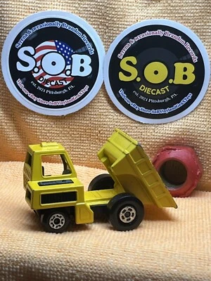 Camión de volteo Lesney Matchbox 1978 Site Dumper n.º 78 amarillo fundido a presión casi nuevo Foto 1 de 4