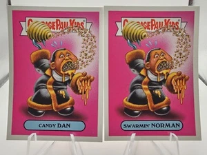 Garbage Pail Kids OH, THE HORROR-IBLE! 2 Card Lot 1a Candy Dan 1b Swarmin Norman - Picture 1 of 5