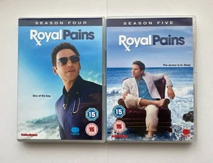 Royal Pains, Season 4 + 5 DVD Series Four + Five, Region 2, Comedy, Drama - Foto 1 di 3