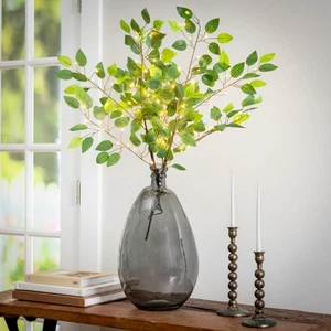 Indoor/Outdoor Micro LED Lighted Ficus Branches - Picture 1 of 2